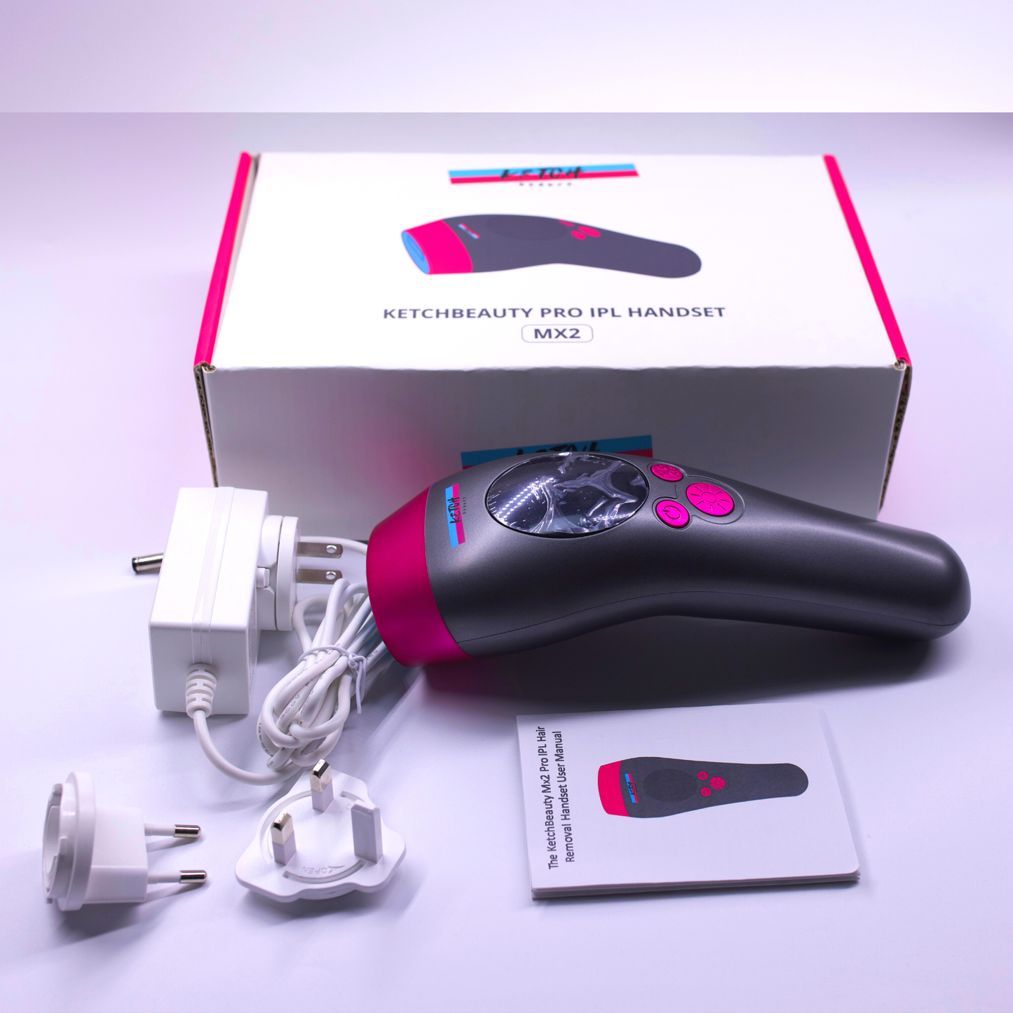 The KetchBeauty Mx2 Pro IPL Hair Removal Handset