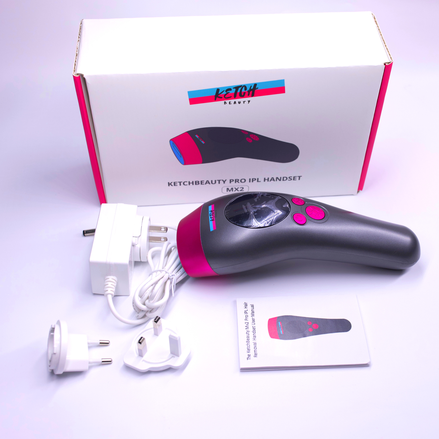 The KetchBeauty Mx2 Pro IPL Hair Removal Handset