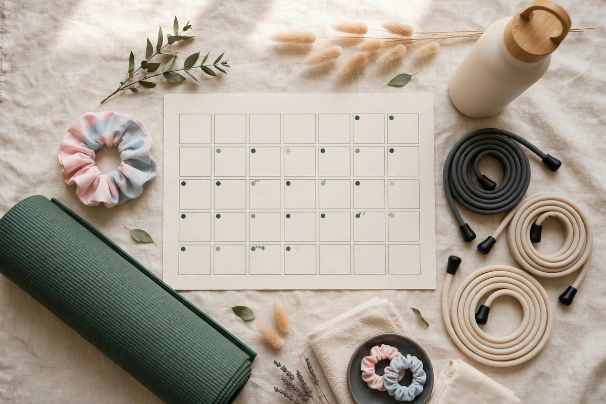 30-Day Trans Femme Fitness Challenge plan and calendar for trans women