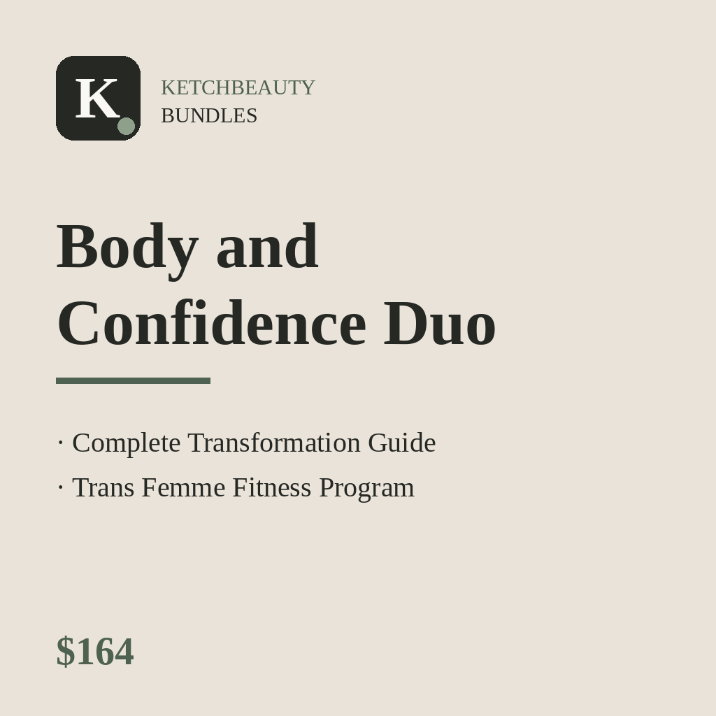 Body and Confidence Duo bundle cover, KetchBeauty