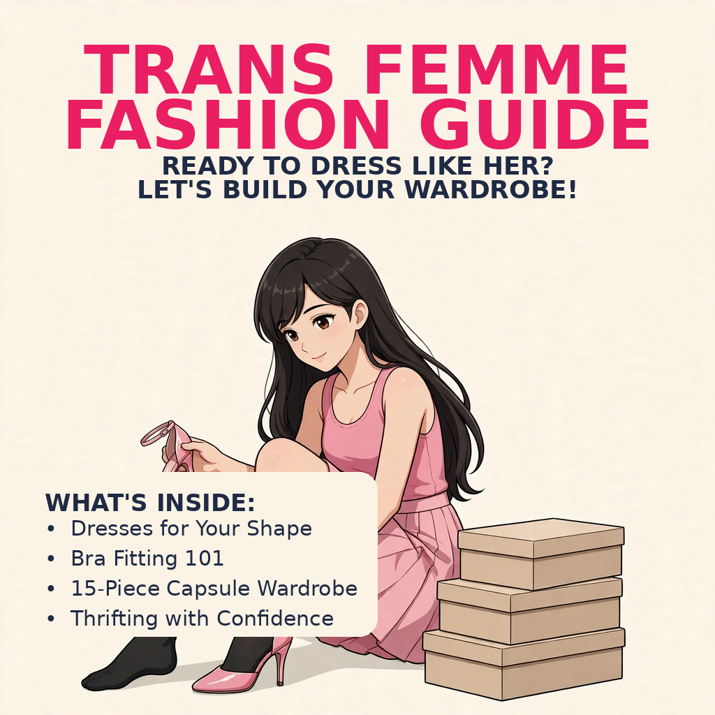 Trying on heels - Trans Women's Fashion Guide | KetchBeauty