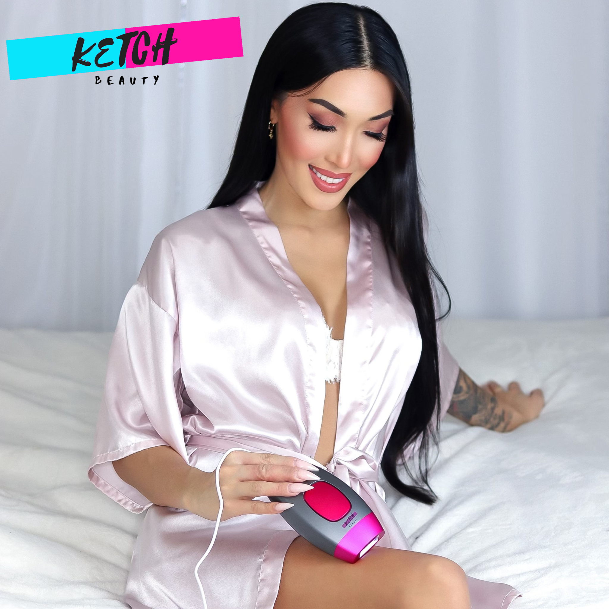 ⭐ MTF Transgender Laser Hair Removal At Home Kit - KetchBeauty