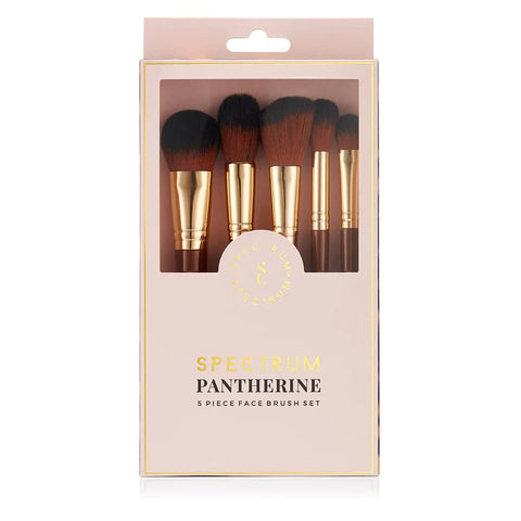 Spectrum Pantherine 5 Piece Face Brush Set - jecca blac. X KetchBeauty