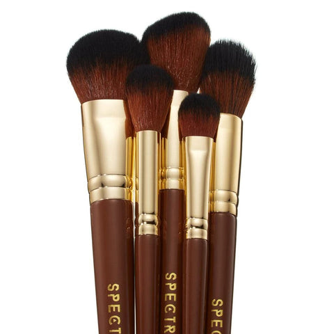 Spectrum Pantherine 5 Piece Face Brush Set - jecca blac. X KetchBeauty